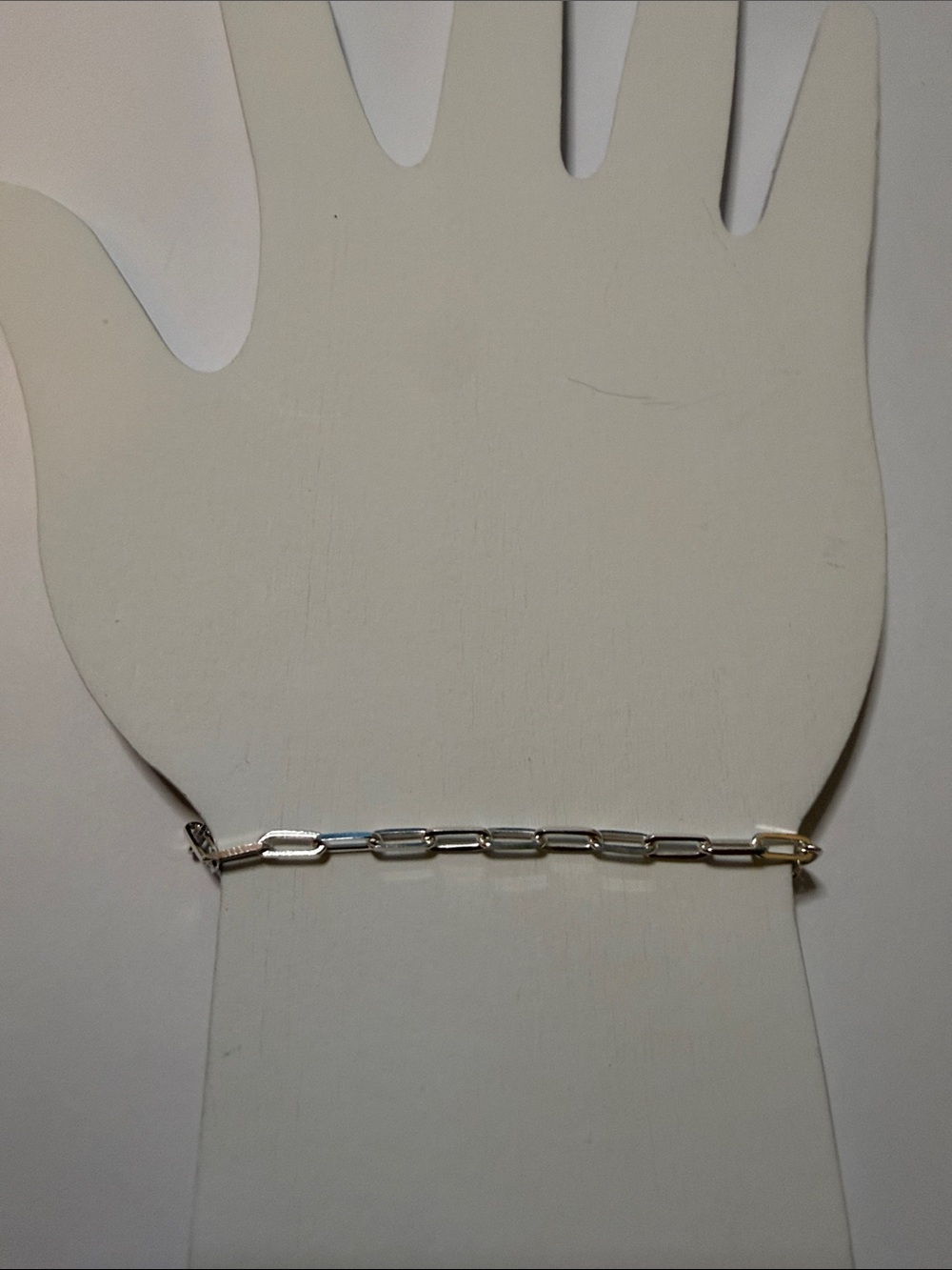Sterling Silver 7” Paperclip Chain Bracelet - Sterling Silver